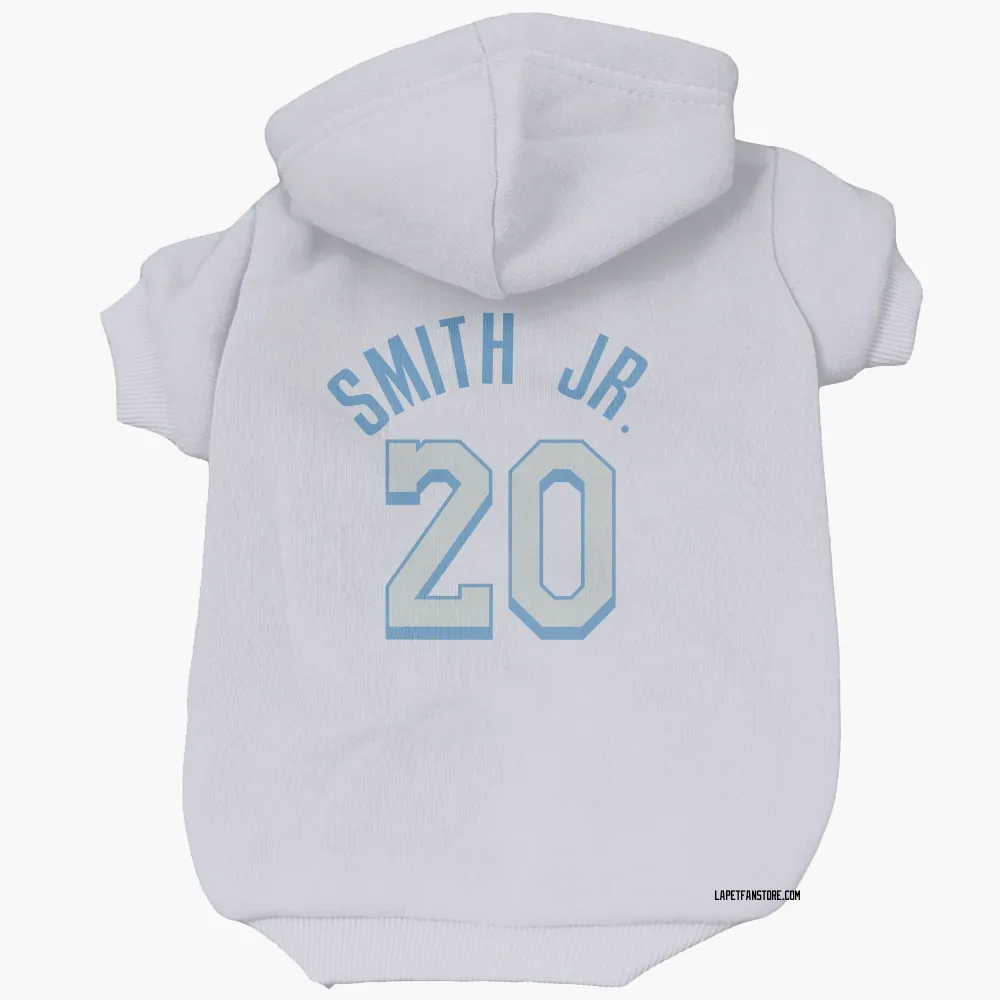 Los Angeles Lakers Nick Smith Jr. White Pet Hoodie for Dog & Cat