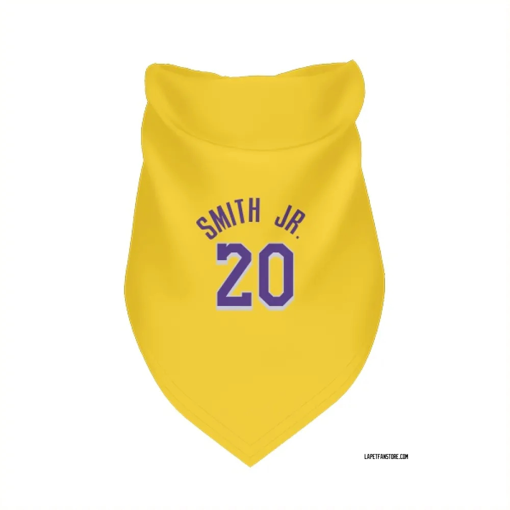 Los Angeles Lakers Nick Smith Jr. Yellow Pet Bandana for Dog & Cat