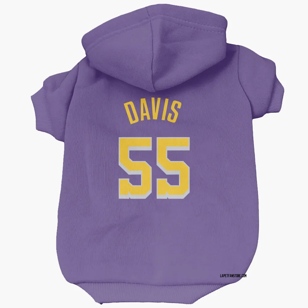 Los Angeles Lakers RJ Davis Purple Pet Hoodie for Dog & Cat