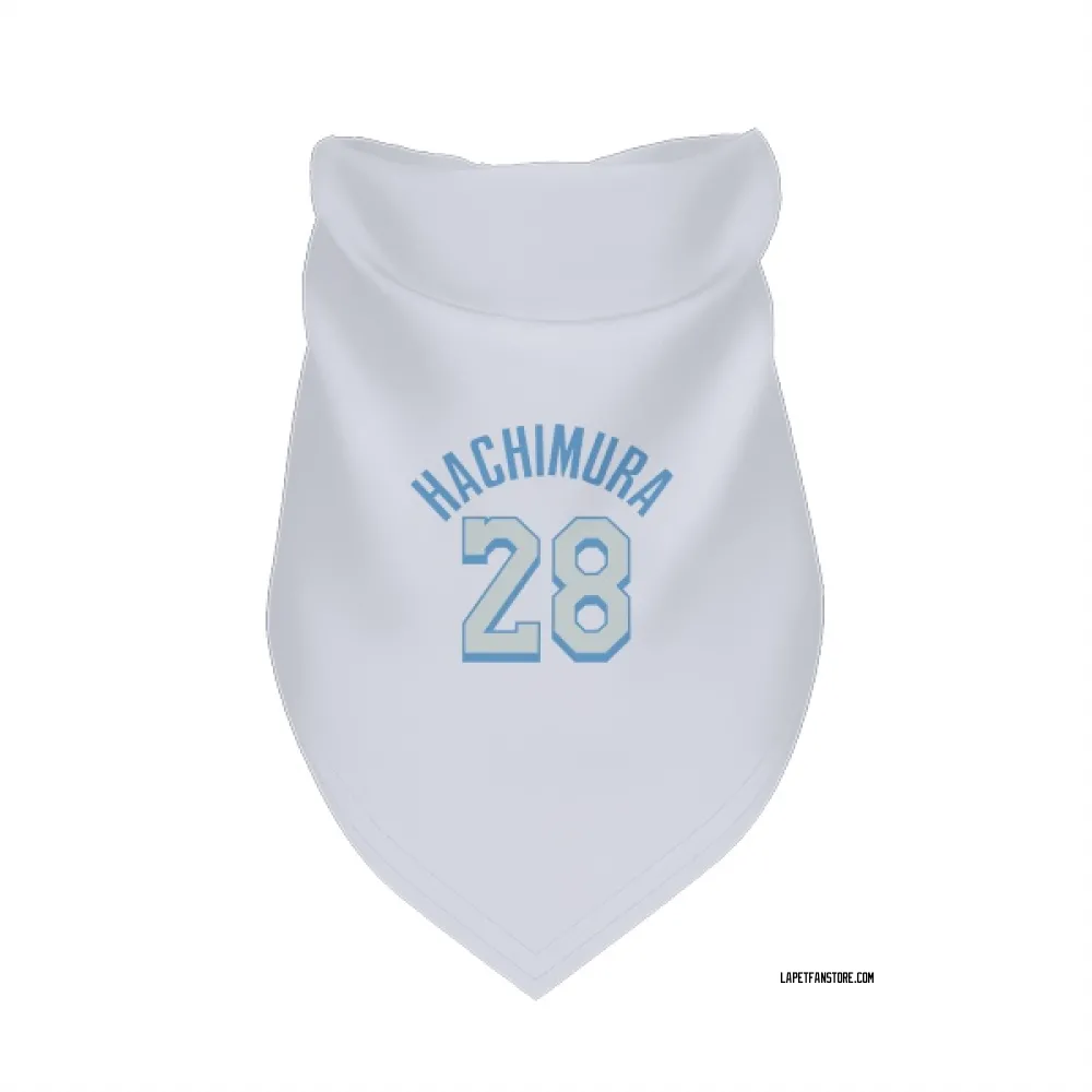 Los Angeles Lakers Rui Hachimura White Pet Bandana for Dog & Cat