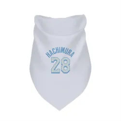 Los Angeles Lakers Rui Hachimura White Pet Bandana for Dog & Cat