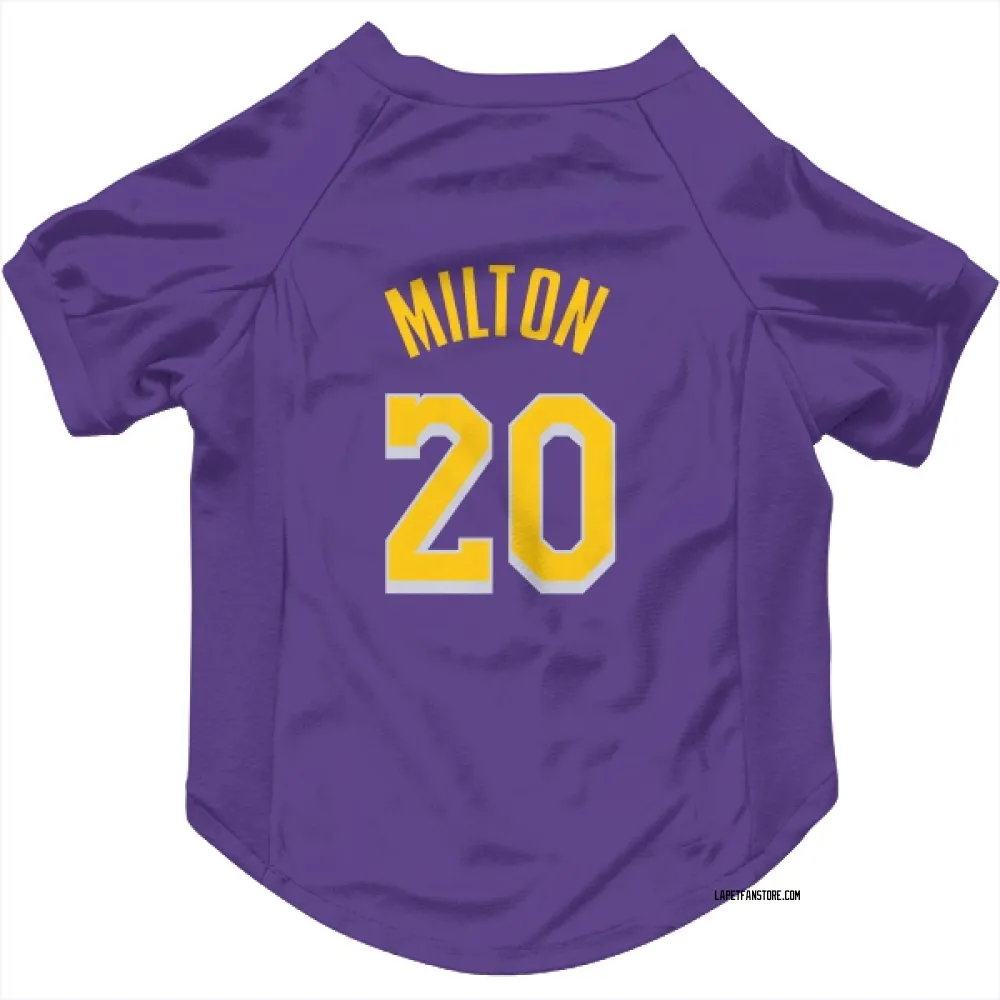 Los Angeles Lakers Shake Milton Purple Pet Jersey for Dog & Cat