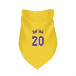 Los Angeles Lakers Shake Milton Yellow Pet Bandana for Dog & Cat