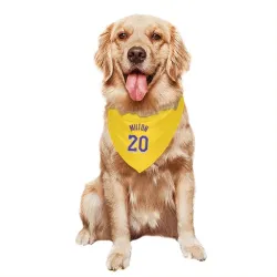 Los Angeles Lakers Shake Milton Yellow Pet Bandana for Dog & Cat