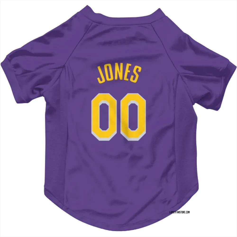 Los Angeles Lakers Tevian Jones Purple Pet Jersey for Dog & Cat