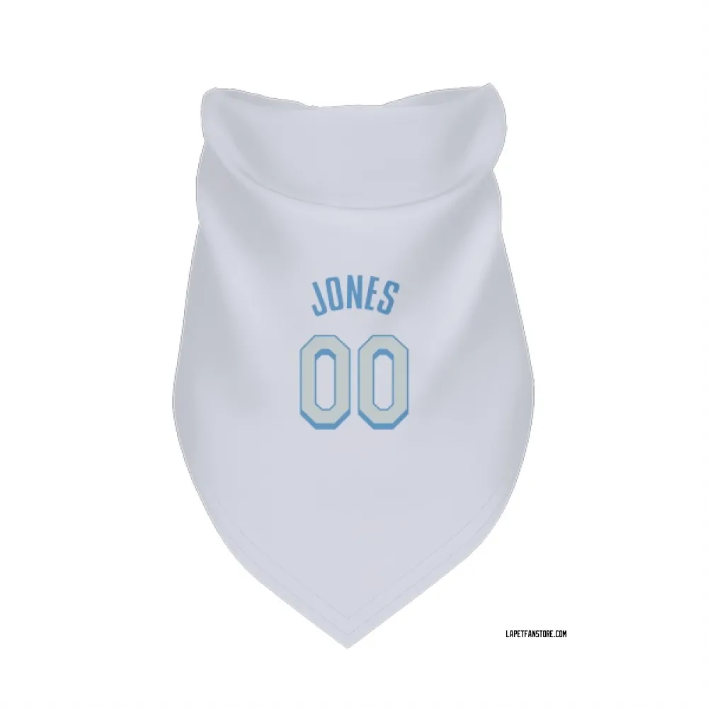 Los Angeles Lakers Tevian Jones White Pet Bandana for Dog & Cat