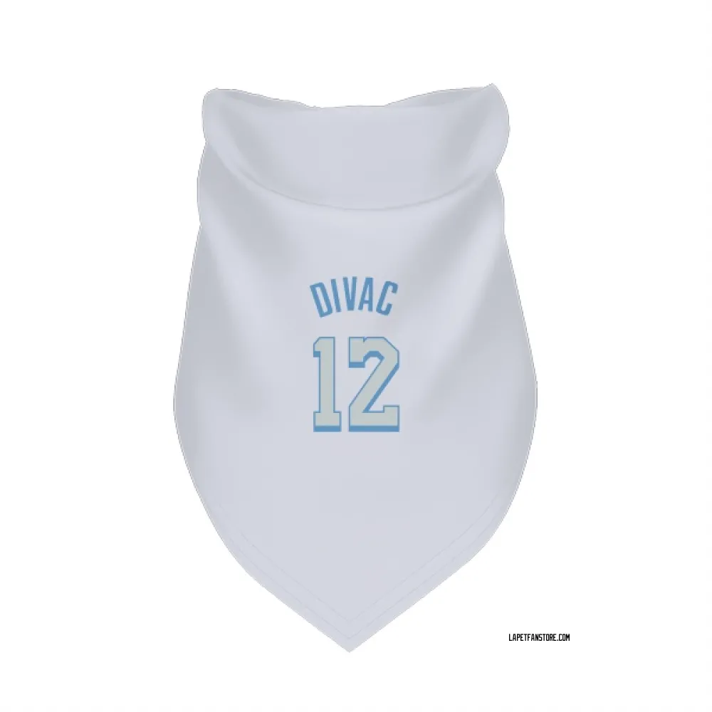 Los Angeles Lakers Vlade Divac White Pet Bandana for Dog & Cat
