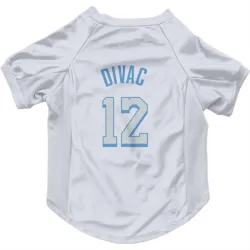 Los Angeles Lakers Vlade Divac White Pet Jersey for Dog & Cat